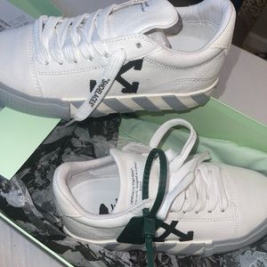 Off White Canvas Sneakers